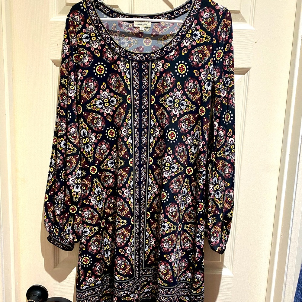 Max Studio paisley floral dress